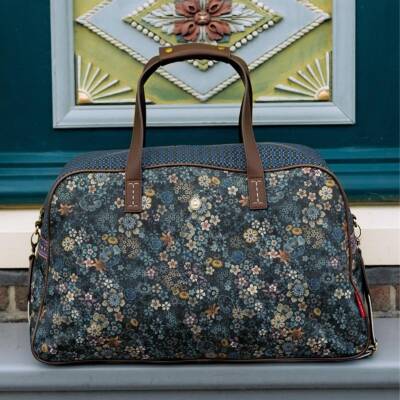 Pip Studio: Reisetasche Medium Tutti i Fiori blue