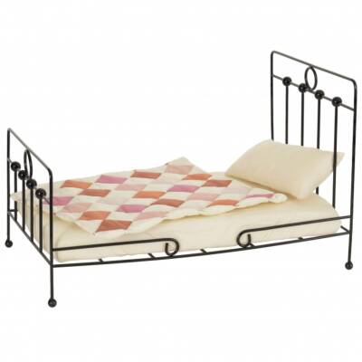 Egmont: Puppenbett aus Metall 44cm mit Matratze/Bett