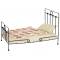 Egmont: Puppenbett aus Metall 44cm mit Matratze/Bett