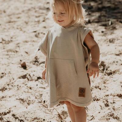 Cloby: Poncho mit UV-Schutz sand/oliv für 1-3 Jahre