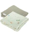 Little Dutch: Musselintuch 70x70cm 2erSet Little Farm