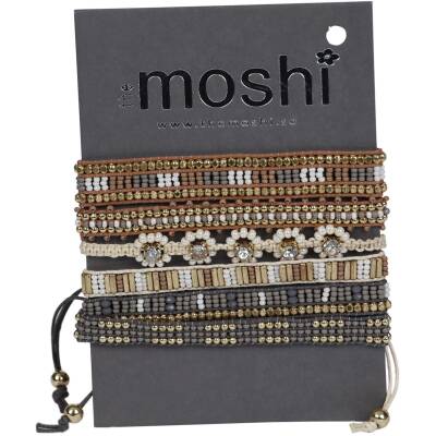 The Moshi: Armband nude grau Jennie