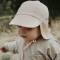 Cloby: Sonnenhut Bambus-Bio-BW UV-Schutz peach sand 6-18Mon.