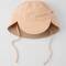 Cloby: Hut für den Sommer verstellbar mit Schild UV Schutz in peachy-sand aus Bio Baumwolle