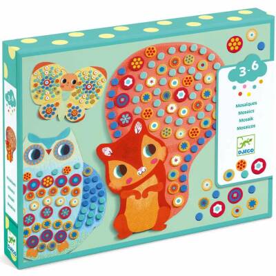 Djeco: Mosaik Bastelset Milfiori von 3-6 Jahren