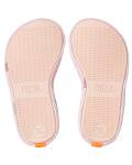 Rosa Badeschuhe mit rutschfester Sohle fürs Schwimmbad oder den Strand mit Surfer Muster