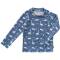 Fresk: UV Shirt Langarm Kinder Dino blau 86/92