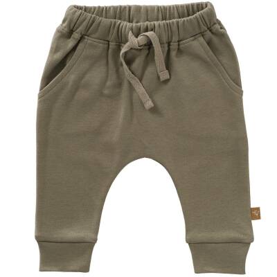 Fresk: Baby Hose Oliv Bio Baumwolle Jersey