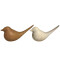 Home Society: Vogel Dekofigur 22,5 cm Keramik beige