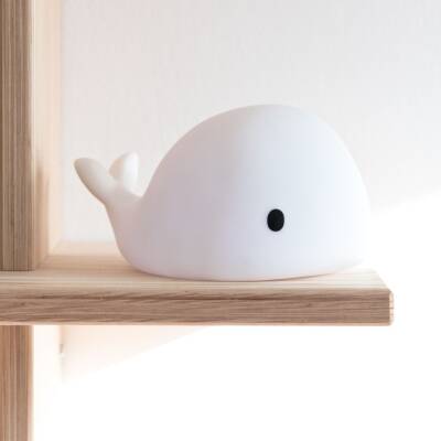 Flow Amsterdam: Nachtlicht Wal Moby weiß