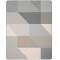Biederlack: Extraweiche Kuscheldecke in 150x200cm in natur braun beige grau mit grafischem Muster