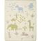 Biederlack: Extraweiche Babydecke in 75x100cm mit Safari Tier Design