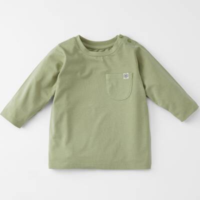 Cloby: UV Langarm Shirt Baby Bambus-Bio-BW oliv