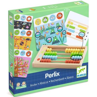 Djeco; Spiel Perlix - Abacus Lernspiel von 4-8 J