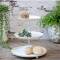 Chic Antique: Etagere Metall weiß mit drei Schüsseln