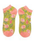 Miss Sparrow: Bambus Sneaker Socken Botany oliv