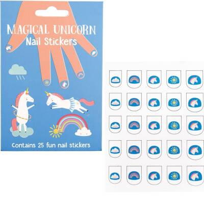 Rex: Nagelsticker Einhorn 25 Stück