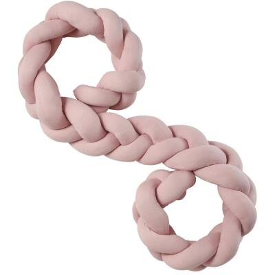 Nordic Coast: Bettschlange geflochten 3mx17cm Rosa