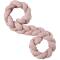 Nordic Coast: Bettschlange geflochten 3mx17cm Rosa