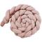 Nordic Coast: Bettschlange geflochten 2mx14cm Rosa