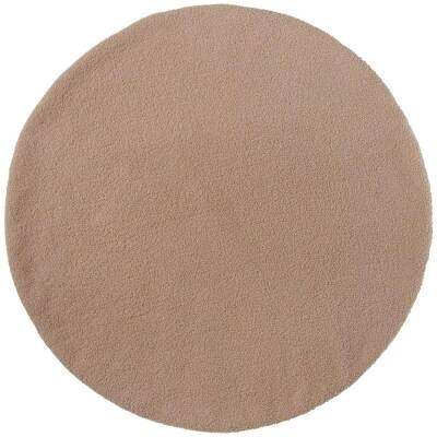 Runde Krabbeldecke Teddy braun 100cm Nordic Coast