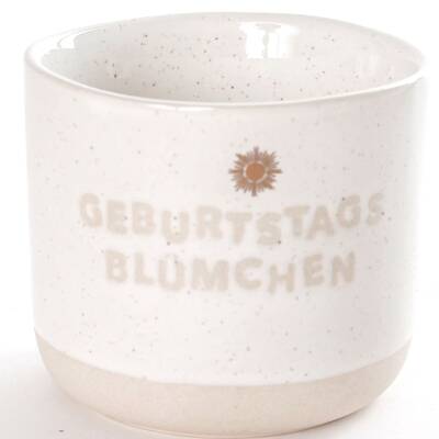 Good old friends: Mini-Blumentopf Geburtstagsblümchen