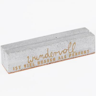 Good old friends: Kartenhalter Wundervoll ist besser
