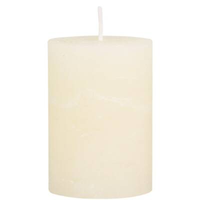 Chic Antique: Stumpenkerze creme rustikal 10 x7cm
