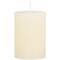Chic Antique: Stumpenkerze creme rustikal 10 x7cm