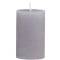 Chic Antique: Stumpenkerze grau rustikal 8 x 5cm