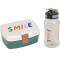 Lässig: Brotdose+Trinkflasche-Set Smile milky-grün