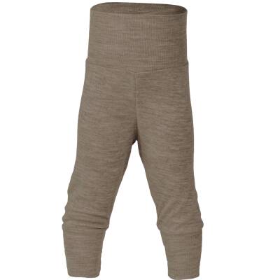 Engel: Nabelbundhose Wolle Seide walnuss braun