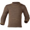 Engel Natur: Langarm-Shirt Wolle Seide Baby walnuss 7-12 Monate - 74/80