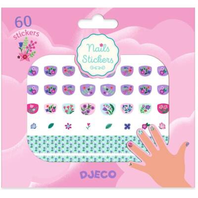 Nagelsticker selbstklebend Blumen ab 4+ Djeco