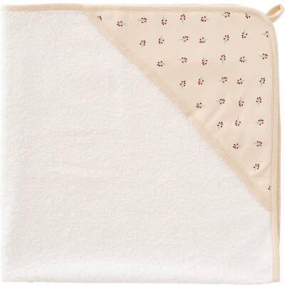 Babyhandtuch mit Kapuze 75x75cm Berries Bio-BW Fresk
