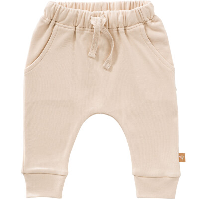 Fresk: Baby Hose Creme Bio Baumwolle Jersey 6-12 Monate - 74/80