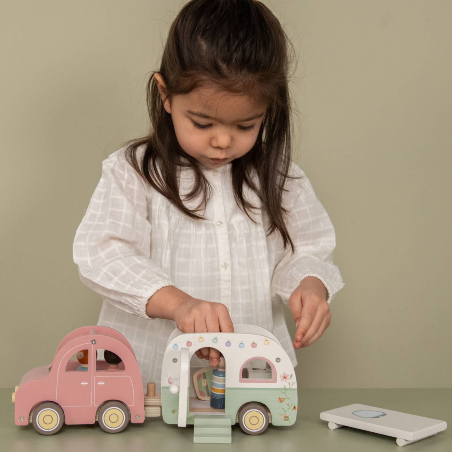 Little Dutch Holz Autos Set - 10-teiliges Spielzeug Für Kinder Ab 2 Jahre