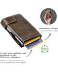 Secwal: Kleiner Geldbeutel mit Hardcover-Kartenetui RFID...