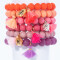 Lumisha: Armband Kunstharzkugel 8-10mm pink