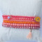 Lumisha: Armband lachs 4mm Anhänger orange