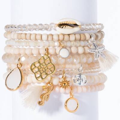 Lumisha: Armband creme