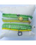 Lumisha: Armband grün