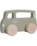 Little Dutch: Holzauto Bus Van oliv ab 1 Jahr