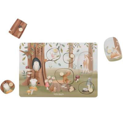 Little Dutch: Sound-Puzzle zum Greifen Forest Friends