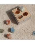 Steckspiel aus Holz mit vier Holzformen Forest Friends in...