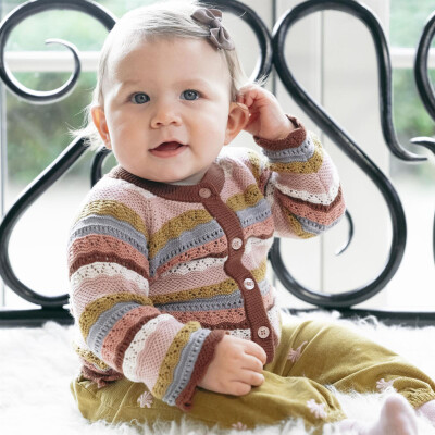 Hust and Claire: Strickjacke Cardigan Bio-Baumwolle 68