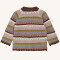 Cardigan aus Strick in rosa mit Muster gestrickt