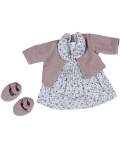 Puppenkleidung für Puppen von 30-34cm Gesmoktes Kleid