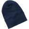 Engel: Baby-Kinder-Mütze Wolle Seide blau 46-48cm - 86/92