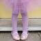 Strumpfhose mit Strass lila für Kinder von 3-8Jahren